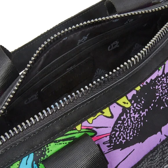😺STEVE MADDEN BZOOM Floral Barrel Bag in Multi Color